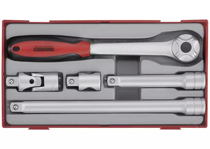Teng Tools 03570108 TT1205 Jeu de cliquets et accessoires TT1 plateau 1/2" 5 pièces