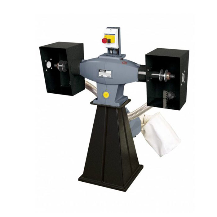 Femi 8007131 204 Polisseuse d'établi industrielle avec extraction 850W - 400V