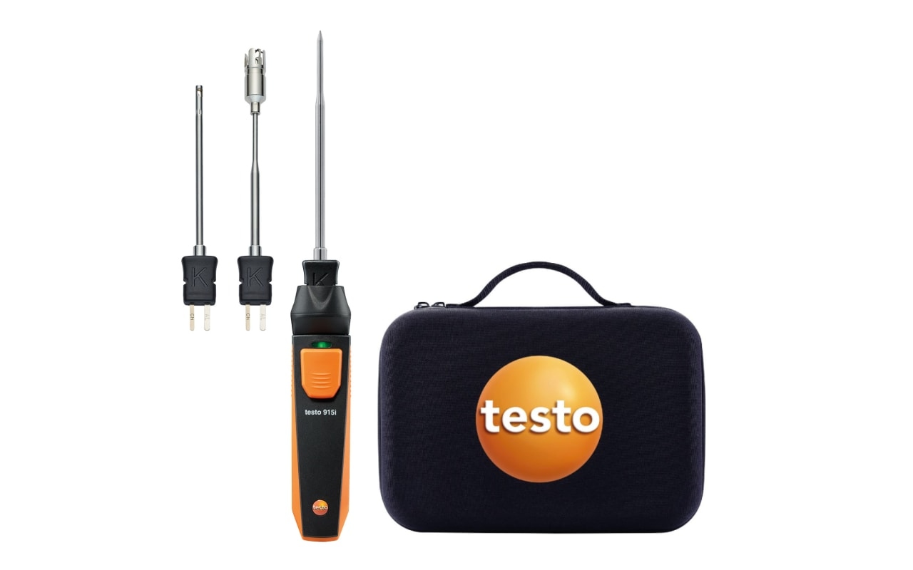 Testo 0563 5915 915i - Thermomètre avec capteurs de température et commande par smartphone