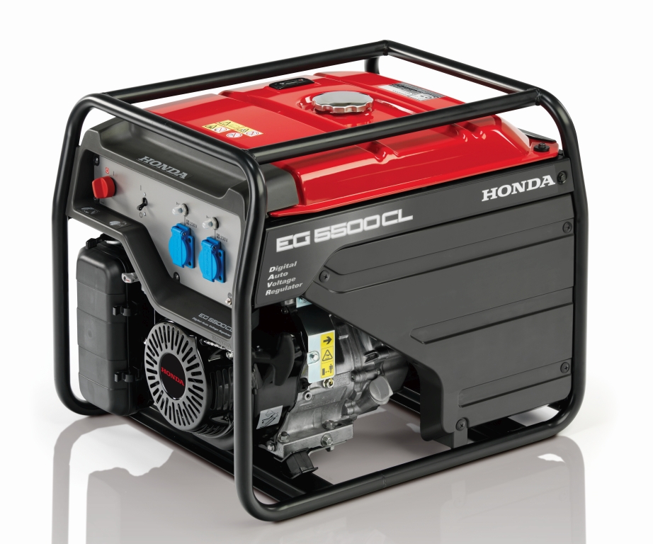 Europower 999000616 Groupe électrogène EP6000LN 5.5 KVA avec moteur à essence Honda refroidi par air, 50Hz, 4 temps