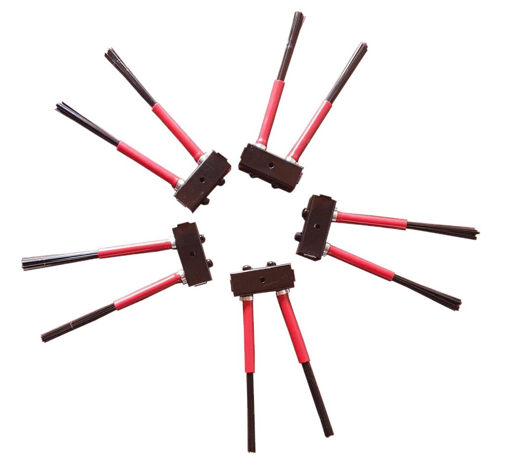 Tielbürger AD-480-031TS Jeu de brosses métalliques pour HW50 5x2 