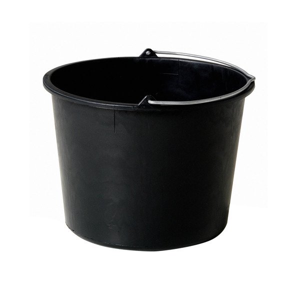 Gripline 0238.00001 GRIPLINE-D 12 L Seau noir, poignée bouton, écaille en L