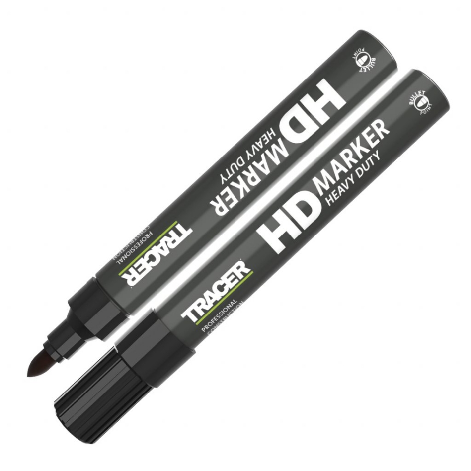 Tracer AHD1 Heavy Duty Marqueur permanent Noir
