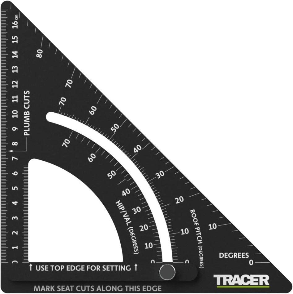 Tracer APS7 carré carré 7 180 mm avec réglage en degrés