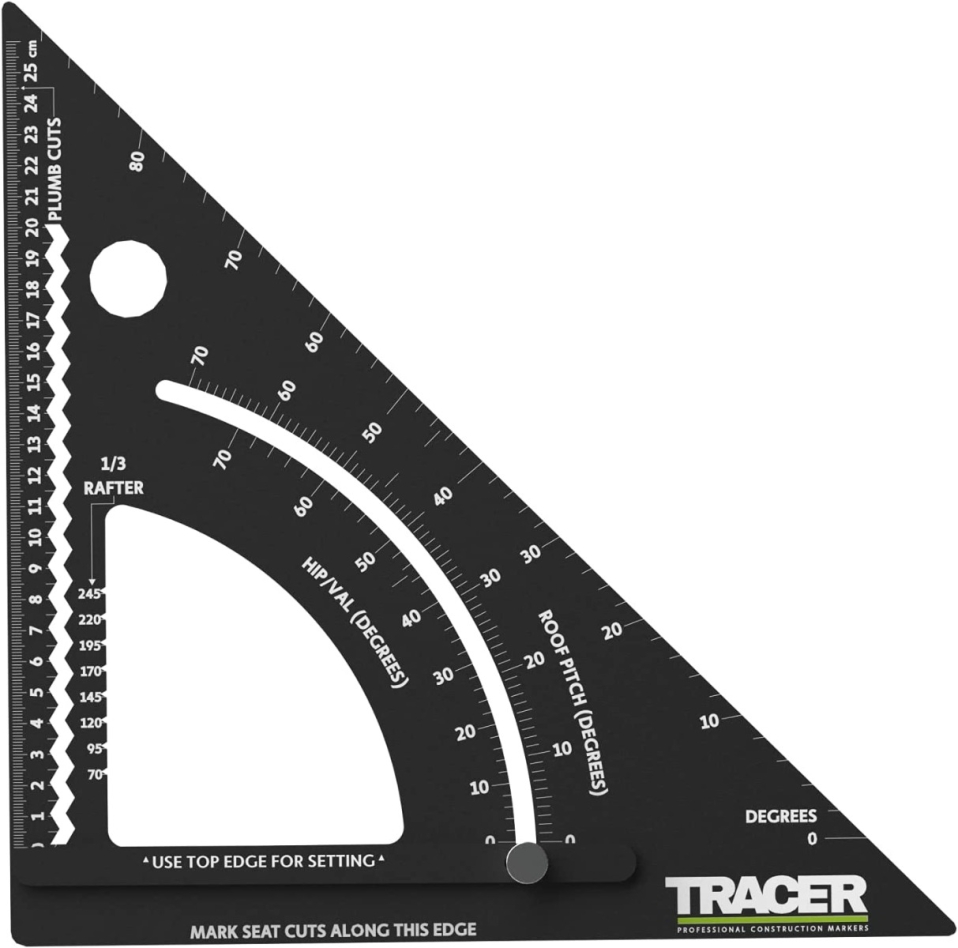 Tracer APS12 Carré 12" 305 mm avec réglage en degrés