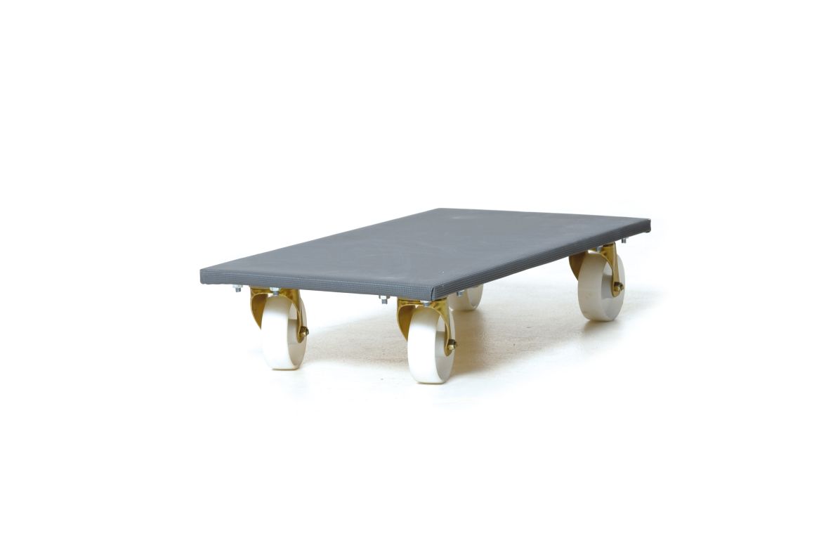 Tretal 212.776 Rouleau d'ameublement 600 x 350 mm avec 4 roulettes pivotantes en nylon