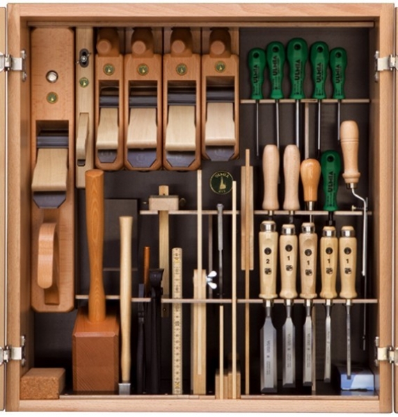 Ulmia 304 Jeu d'outils 37 pièces pour le menuisier