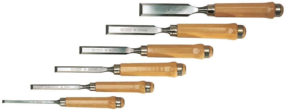 Ulmia 174 Jeu de ciseaux en bois de charme 6 pièces