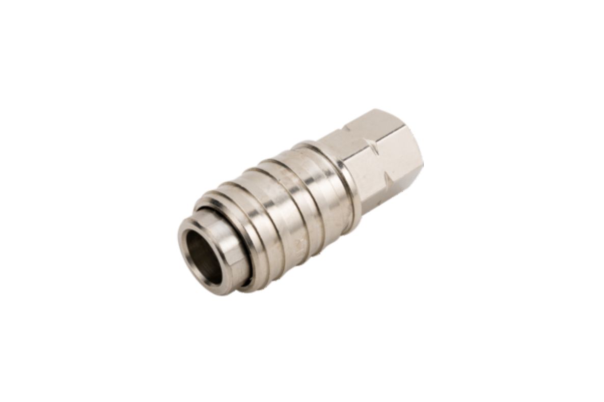Union 0008/181BLIST Raccord rapide Euro 1/4 femelle emballé dans un tube