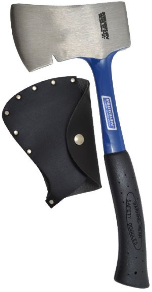 Vaughan 33402 AS1 Hache de camping en acier massif avec fourreau 570 g
