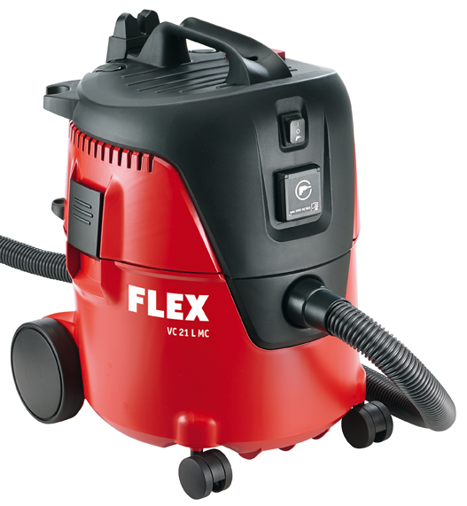 Flex-tools 405418 VC 21 L MC Aspirateur de sécurité avec nettoyage manuel du filtre, 20 l, classe L