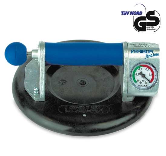 Veribor BO 601.1BL BO601.1BL blue Line, piston de pompe en aluminium avec manomètre, en valise 120 kg