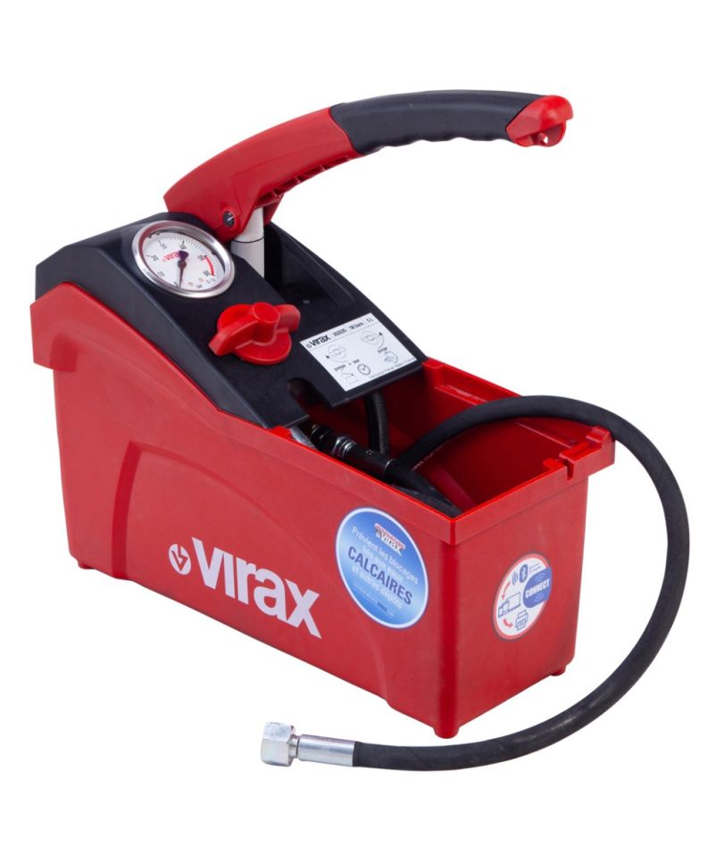 VIRAX 262036 Pompe d'essai manuelle 50 bar 5 L