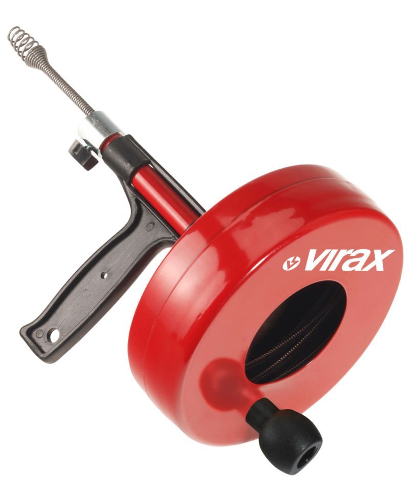 VIRAX 290600 Piston manuel avec tambour à ressort 7.5M/6.4MM