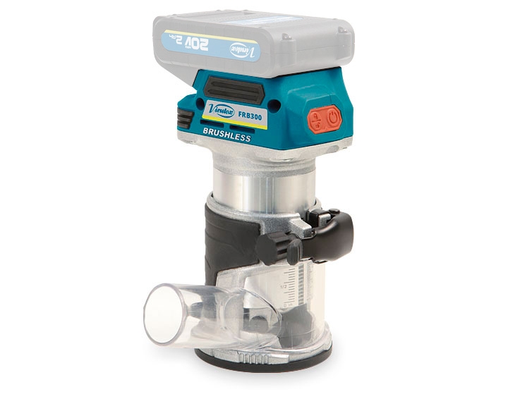 Virutex 3000100 FRB300 Affleureuse sans fil 20V hors batteries et chargeur