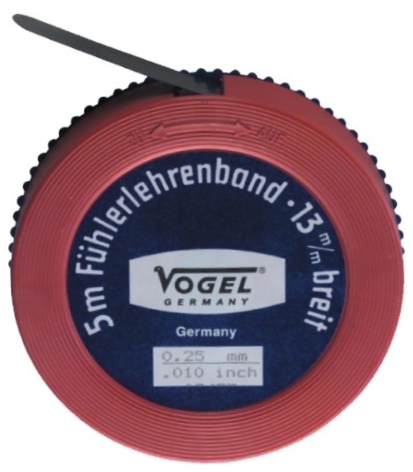 Vogel 455045 Ruban d'alimentation en acier 5m x 13mm 0.45mm /.018 inch
