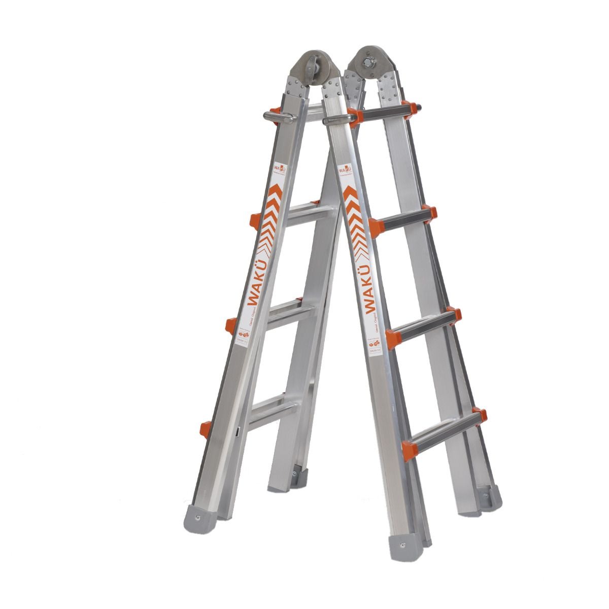 Waku 1413800101 4 x 4 Échelle téléscopique