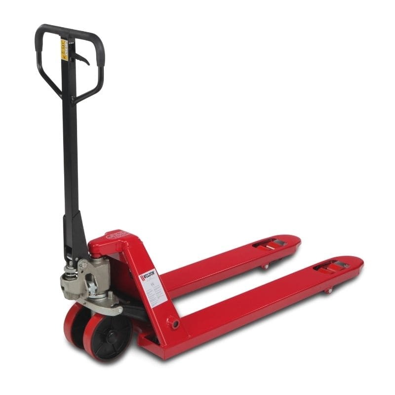 Weldon QNE-Q Série QUALITY Transpalette Quicklift 2500kg roues directionnelles nylon roues fourches simple poly 1150x540mm