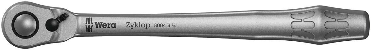 Wera 05004034001 8004 B Zyklop Cliquet métallique à cliquet inverseur avec entraînement 3/8".