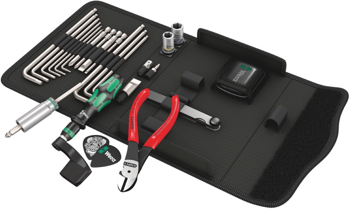 Wera 05134015001 9100 Kit de réparation pour guitare, 27 pièces