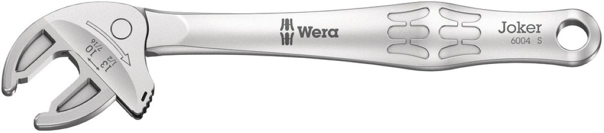 Wera 05020100001 6004 Joker S Clé à douille auto-ajustable, 10-13 x 154 mm