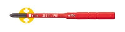 Wiha 34585 2831-12 SoftFinish Slimbit Pozidrive PZ1 x 90 pour SlimVario VDE