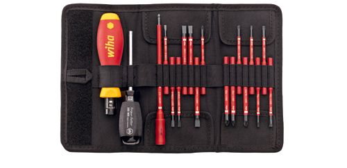 Wiha 36791 2872T18 SoftFinish slimVario Slotted/Pozidrive/Pozidrive-XENO/Torx VDE 18 pièces en coffret