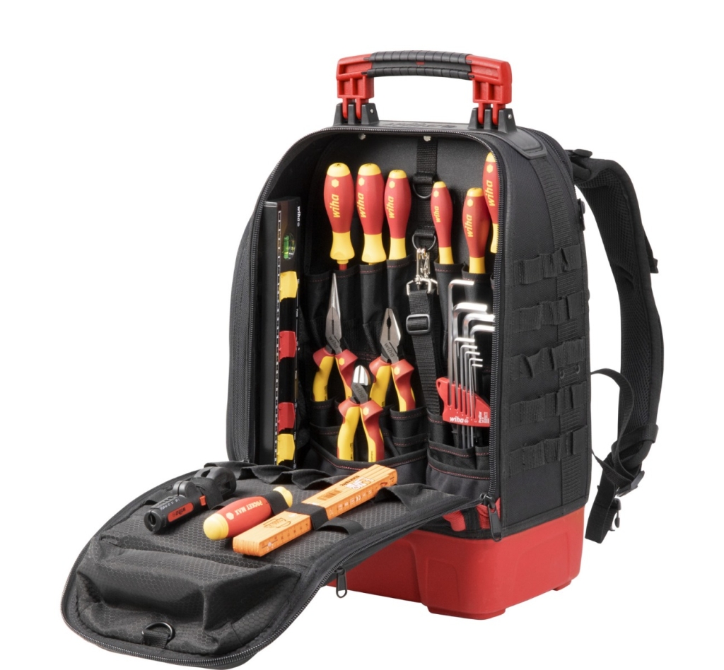 Wiha 45528 Sac à dos pour outils électriques 28 pièces