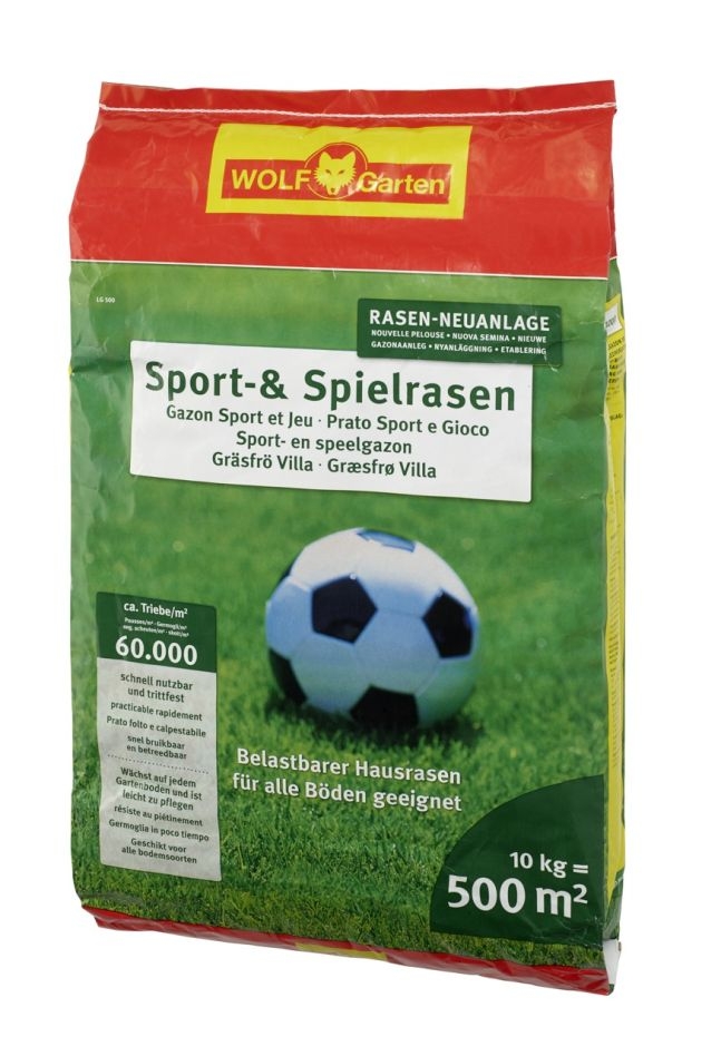 wolfgarten 3825041 LG 500 Graines de gazon Sport