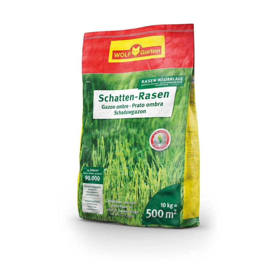 wolfgarten 3820070 SCR500 Semences de gazon pour l'ombre 10 KG 500m2