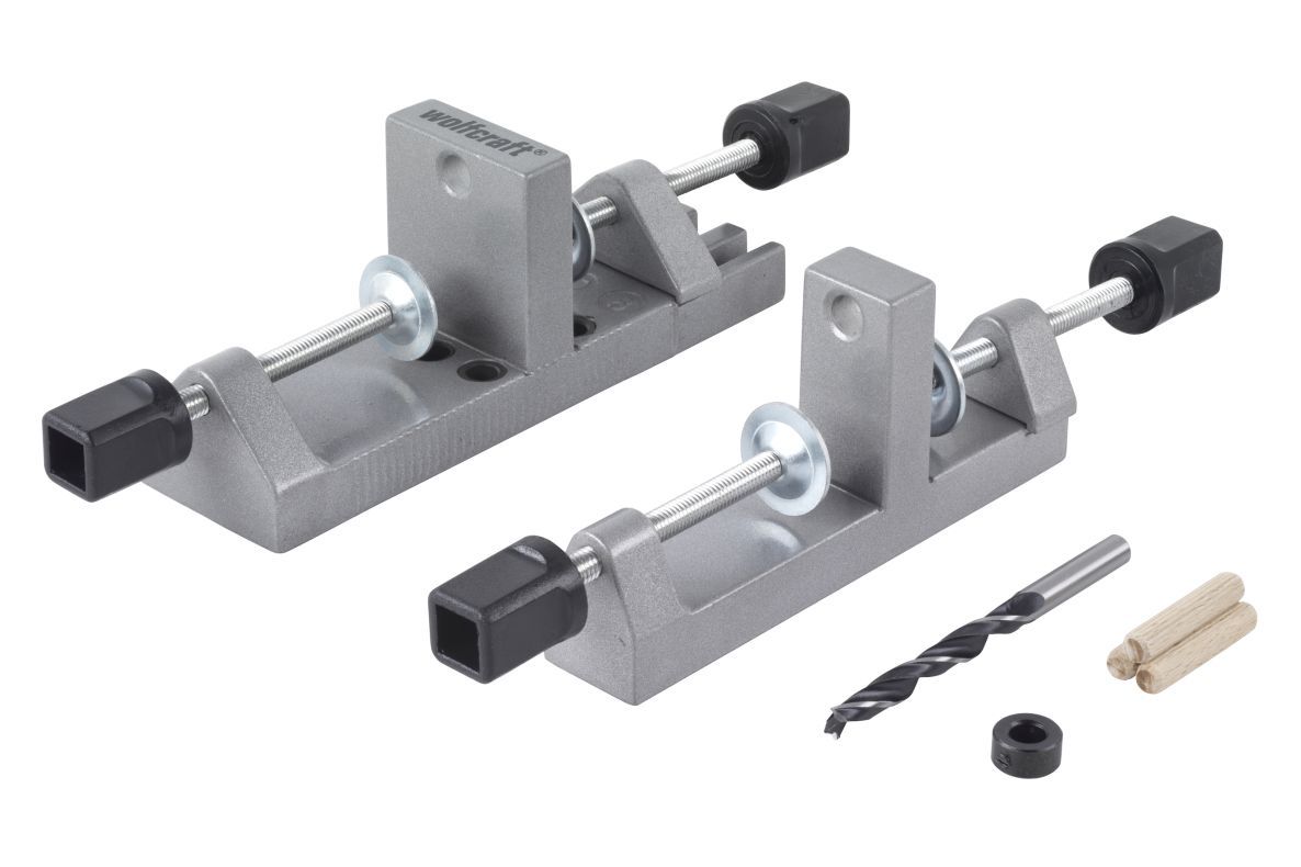 Wolfcraft 3750000 Jeu de chevilles à bois universel, 43 pièces