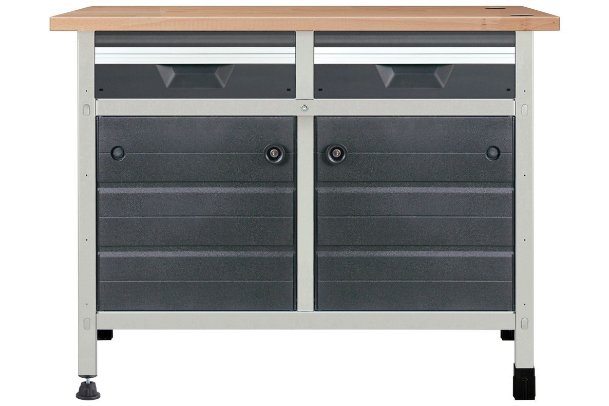 Wolfcraft 8072000 Établi WSS 620 54.4kg - 1130 x 650 x 860 mm