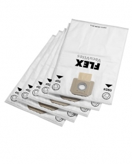 Flex-tools Accessoires 329630 Sac filtrant en polaire pour S 36 et S 36 M, par 5 pièces