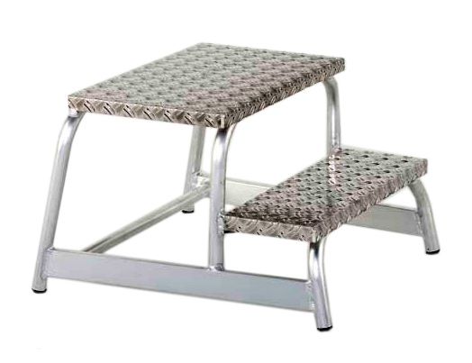 Zarges 40032 AFA P Escalier de base 2 marches avec plateforme