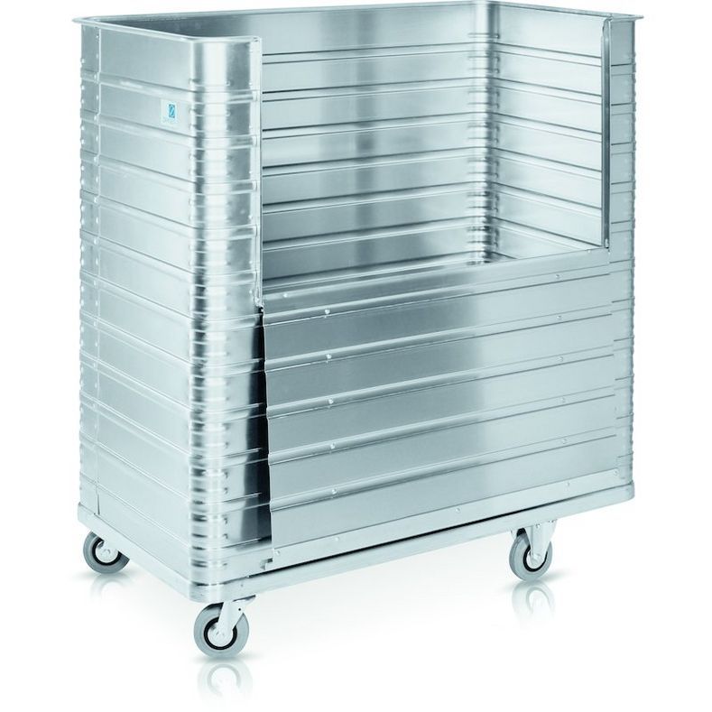 Zarges 40633 W171 Chariot de transport avec paroi pliante 950x550x980 mm